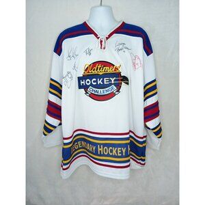 NHL Old Timers Hockey Challenge Hockey Jersey Signed Autograhed (3XL)